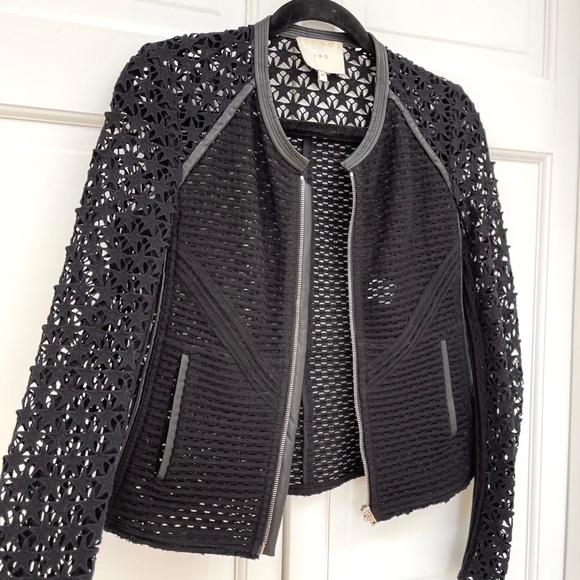 Iro Black Lewison Cutout Star Jacket - Picture 15 of 16